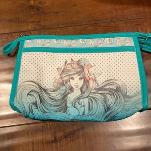 Disney little mermaid make up bag